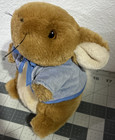 Eden Toys Beatrix Potter Peter Rabbit 7 Inch Bunny Plush Stuffed Animal Bluecoat