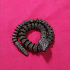 Japanese Antique Copper Free-standing Snake Figurine           Overall Length13 4in