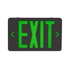 Universal Mount Led Emergency Exit Sign - Osha Compliant  Safety Lighting