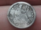 1853 P Seated Liberty Half Dime- With Arrows  Philadelphia  Good Details