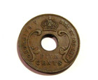 East Africa 1921 5 Cents Bronze Coin