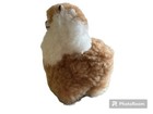 Vintage Real Alpaca Fur Stuffed Plush Llama Toy Handmade From Peru 7 25   tall