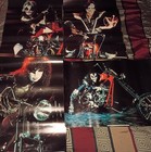 Kiss Vintage 1977 Choppers Pro Arts Poster Set Aucoin Gene Paul Ace Peter Orig