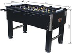 54 5  Foosball Table Heavy Duty Indoor Soccer Game Set With 4 Balls Steel Rods