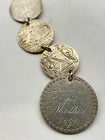United States Seated Liberty Dime   Quarter 5 Coin Love Token Watch Fob