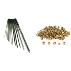 Large Clock Cutting Broaches   Assorted Clock Brass Pivot Bushings