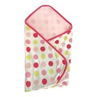 Carters Polka Dot Security Blanket Infant Girls Baby Pink Green One Size 27 x28 
