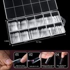  long Straight Nails Tips 240pcs Full Cover 240pcs Half Matte 2xl Square Tips  