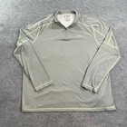 Alaskan Hardgear Mens Fishing Shirt Xxl Gray Stretch Long Sleeve Standard Fit