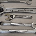 Craftsman Lot Of 63 Wrenches Mixed Styles   Sizes Open End Box End Points Usa 