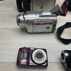 Lot Of Camcorders Digital Camera Parts repair Only - Pansonic Samsung Nikon