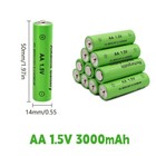16pcs 3000mah Alkaline Battery 1 5v Aa  aaa Rechargeable Battery 1000 Cycle