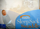 Halo Sleepsack Swaddle Cream Wearable Baby Blanket 100  Cotton Birth-3 Mo Nip