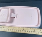 4 Vintage Modular Mates Tupperware Containers 1 Round 1 Xtra Square Lid Pink