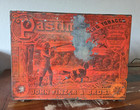 Antique 1890 Pastime Plug Tobacco Tin John Finzer Bros Louisville Ky Hunting Dog