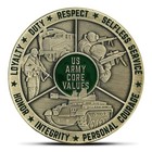 Us Army Core Values Military Challenge Coin - Ideal Gift For Army Personnel 