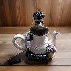 Rare Annie Lee My Cup Runneth Over Teapot  Just Original 2006-perfect