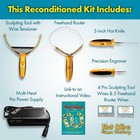Hot Wire Foam Cutter 4-in-1 Reconditioned Styrofoam Cutting Kit For Eps   Xps