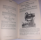 Vintage White Rotary Electric Sewing Machine Instructions And Care Book W insert