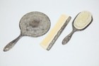 Vintage Vanity Mirror Brush And Comb Set