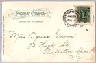 Antique Postcard Bicycle Riders Near Vintage Lake Bridge Brooklyn  Ny 1900s