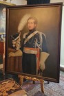 Original Early 19th Century Dutch Lancer Napoleonic Era Oil Painting 1830s Large