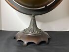 Antique Terrestrial World Globe By Weber Costello 20    H  12    Dia  Cast Iron Base