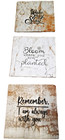 1 Pcs Reclaimed Metal Tile Custom Laser Engraved