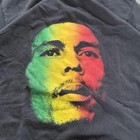 Vtg 2007 Bob Marley Zion Rootswear Black Rastafarian Reggae Black T-shirt  Small