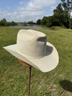 Resistol 7x Beaver 6 7 8 Silverbelly Cowboy Hat  3 25    Brim 5    Crown