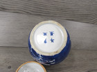 Antique 19thc Chinese Porcelain Blue White Prunus Ginger Jar  Kangxi Mark 6 