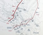 West Point Wwii Map Italy Volturno River Allied Pursuit Winter Line Nov 5  1943