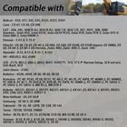 Bucket Pin Shim Kits 45mm For Excavator And Skid Steer  Cat Bobcat Deere Komatsu