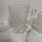 Lot Of 2 Mcdonald   s 1993 The Flintstones Frosted Glass Mugs Cups