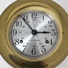 Seth Thomas Corsair Ship   s Bell Clock - Brass - Vintage Maritime Clock - Parts