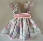 Vintage Nicole Dorissa International Toddler Girl s Pink Floral Dress 3t Easter