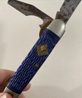 Vintage Official Bsa Cub Scout Pocket Knife Camillus Ny Blue Handle 3 Blades