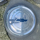 Vtg 1949-54 Chevrolet Hubcap Dog Dish Chrome Wheel Cover Bel Air  9 5  Lot Of 3