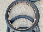 4 Vintage Muscle Bike Tires  Incl 3 Made In Usa Schwinn Stingray Knobbys   Slick