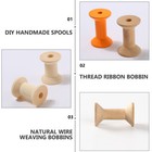 50pcs Spools Knitting Spool Vintage Wood Spool Old Thread Bobbin