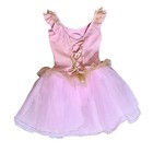 Pink   Gold Ballet Tutu Dress     Xxl  child Size 