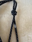 Weaver Silvertip Rope Halter Cob Size Black Reflective Horse Training Tack