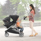 Stroller Chicco Bravofor2 Standing Sitting Iron Double Standing Sitting