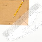 Acrylic Clear Pattern Master Ruler For Sewing Or Dressmaking  16  Or  24 