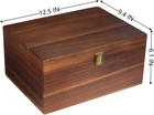 Large Wooden Keepsake Box - Wood Storage Box Decorative Boxes With Lid For Stori