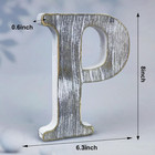 8 Inch Wood Letters Unfinished Rustic Wood Letters For Wall Decor Decorative Sta