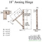 Truth 13 15  Awning Window Hinge And Track  Pairs 18  - E-gard   Steel