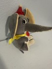 Vintage Hard Plush Dumbo Elephant W Hat  Walt Disney Prod  Made In Japan