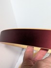 Dw Design Series Bass Drum Hoops  - 22   Maple Crimson Satin Metallic