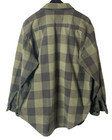 Dickies Mens Xl Plaid Shirt Long Sleeve Work Shirt Green Black Button Down